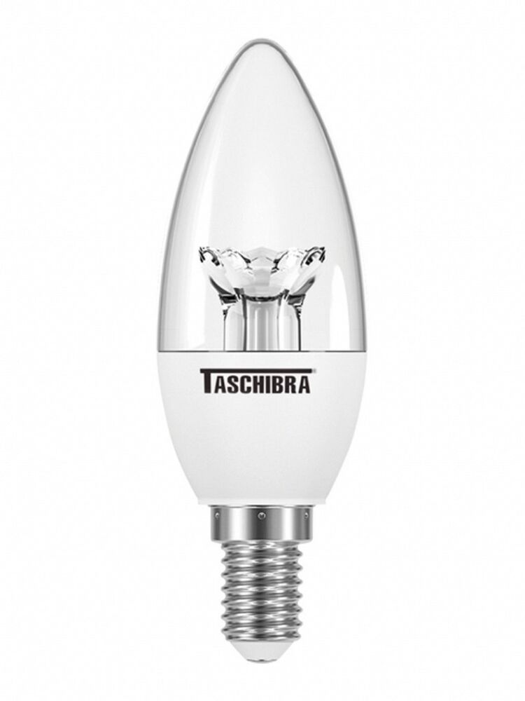 Lâmpada LED Vela TVL 25 3,1W E14 11080332 Luz Amarela Taschibra
