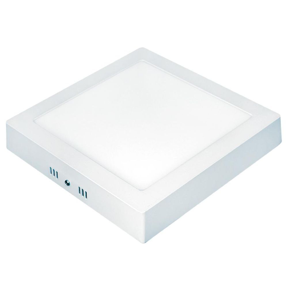 Painel LED Sobrepor Quadrado Autovolt 18W 3000K Luz Amarela Taschibra
