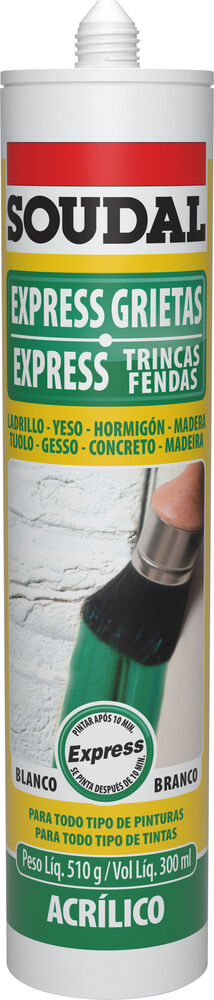 Selante Soudal Base Água Acrílico 300ml Branco