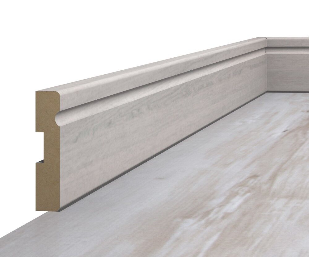Rodapé MDF Estilo Padrão 16 2,40x0,07 Eucafloor