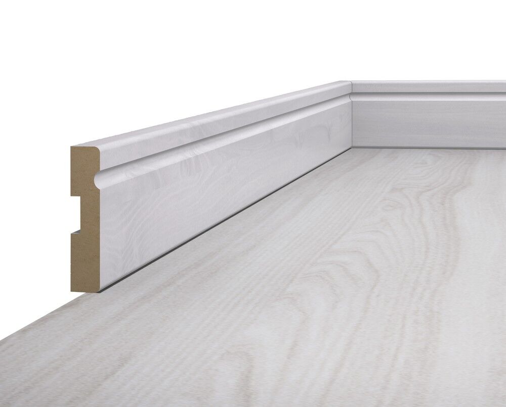 Rodapé MDF Estilo Padrão 2 7x240 Eucafloor