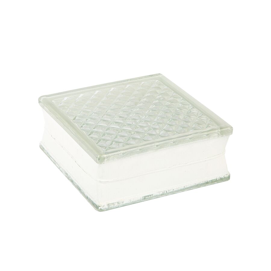Tijolo de Vidro 19x19x8cm Jewel Vitraltec