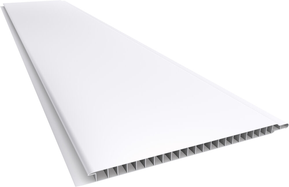 Forro PVC Frisado 8mmx10cmx3m Branco Neve Plastilit