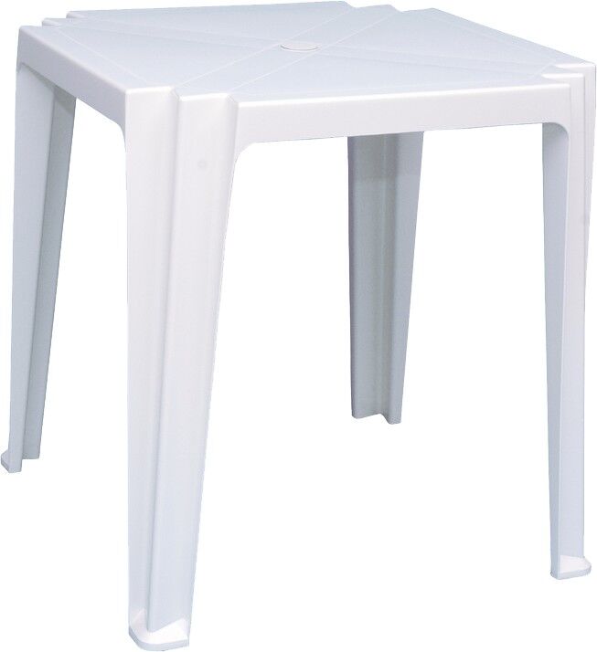Mesa de Plástico Tambaú Quadrada 68x68 Branca Tramontina