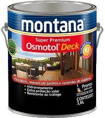 Verniz Osmotol Deck Super Premium 3,6L Natural Semibrilho Montana