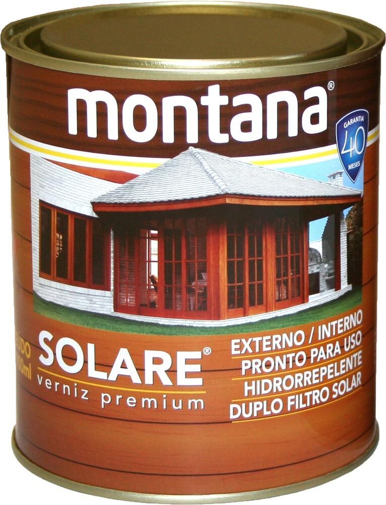 Verniz Solare Premium 3,6L Mogno Brilhante Montana