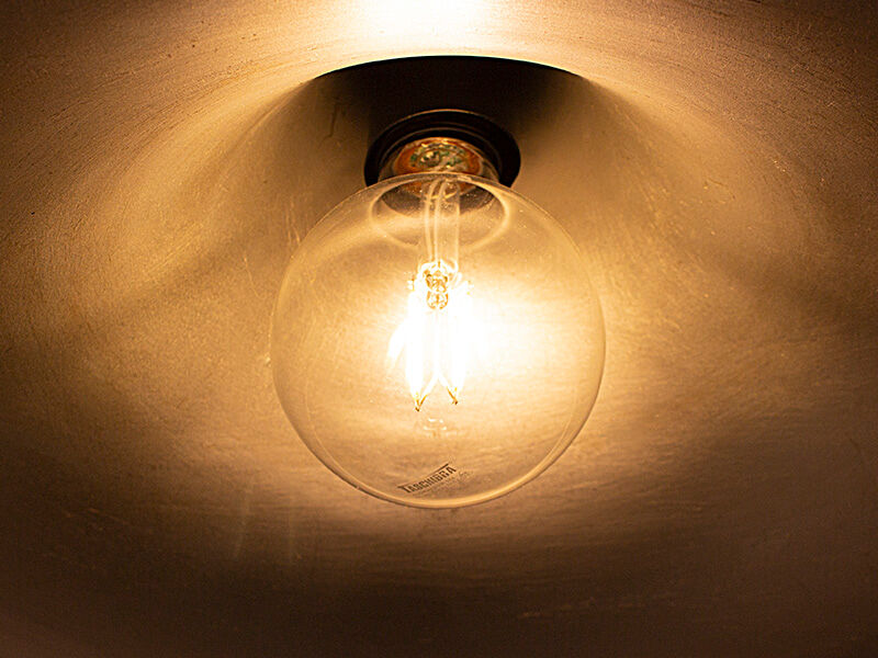Lâmpada Filamento LED G80 4W Bivolt Taschibra