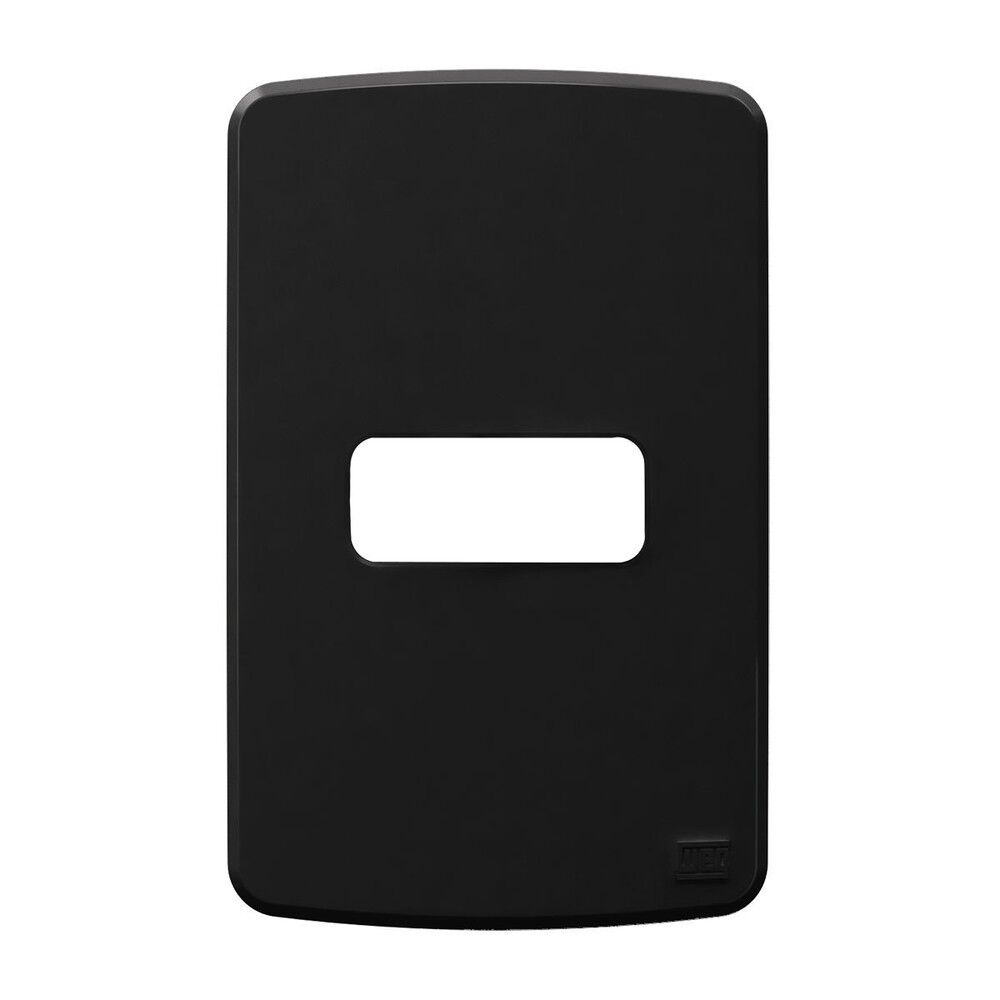 Placa 2x Ø 35 mm Weg Composé 1 Módulo Preta