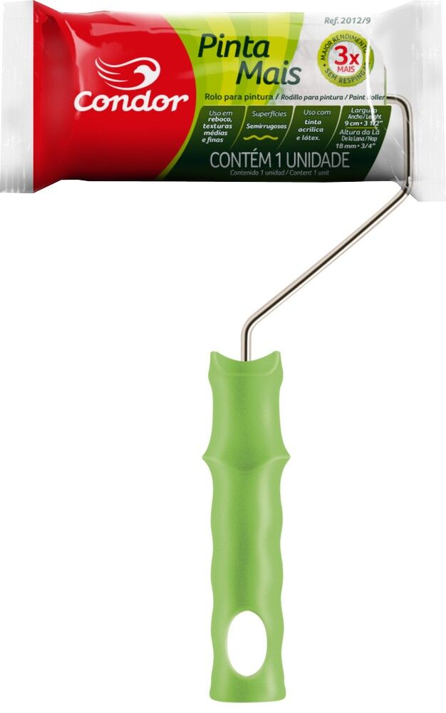 Rolo de Lã 9cm com Garfo Condor 2012