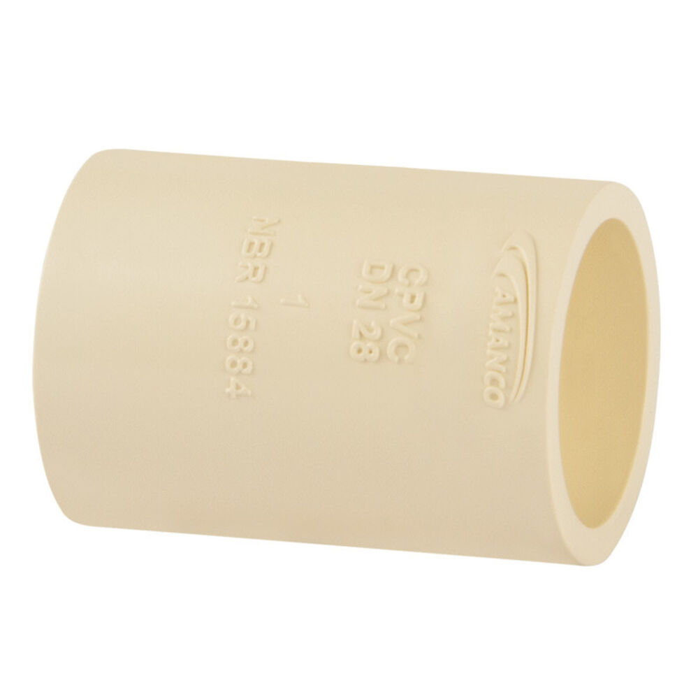 Luva 22mm Cpvc Super Branco Amanco
