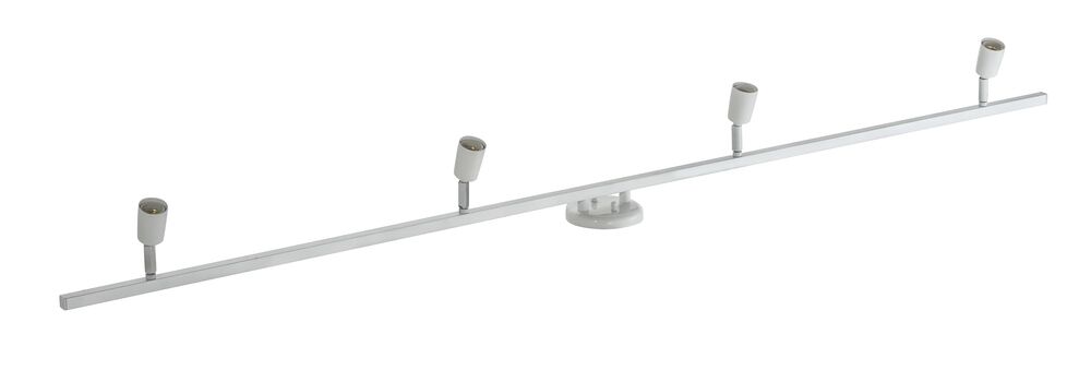 Spot Trilho Vitralux Bali 4 Lâmpadas 2m 20w E27 Branco