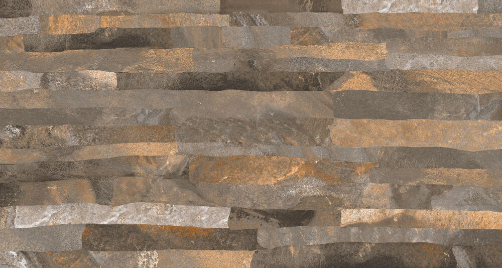 Piso Cerâmico Fileto Marrom Bold Acetinado 31x59 Ilhabella