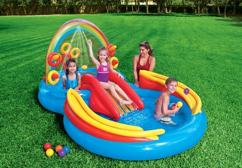 Piscina Inflável Infantil 206L Playground Intex