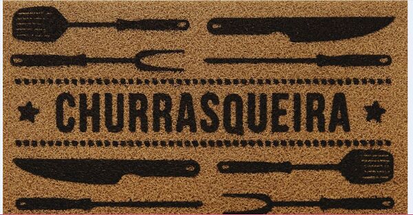 Capacho Kapazi 40x75cm Churrasqueira Natural