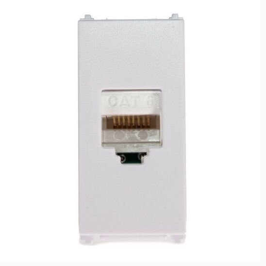 Módulo Tomada RJ45 CAT 6 Weg Refinatto Branco