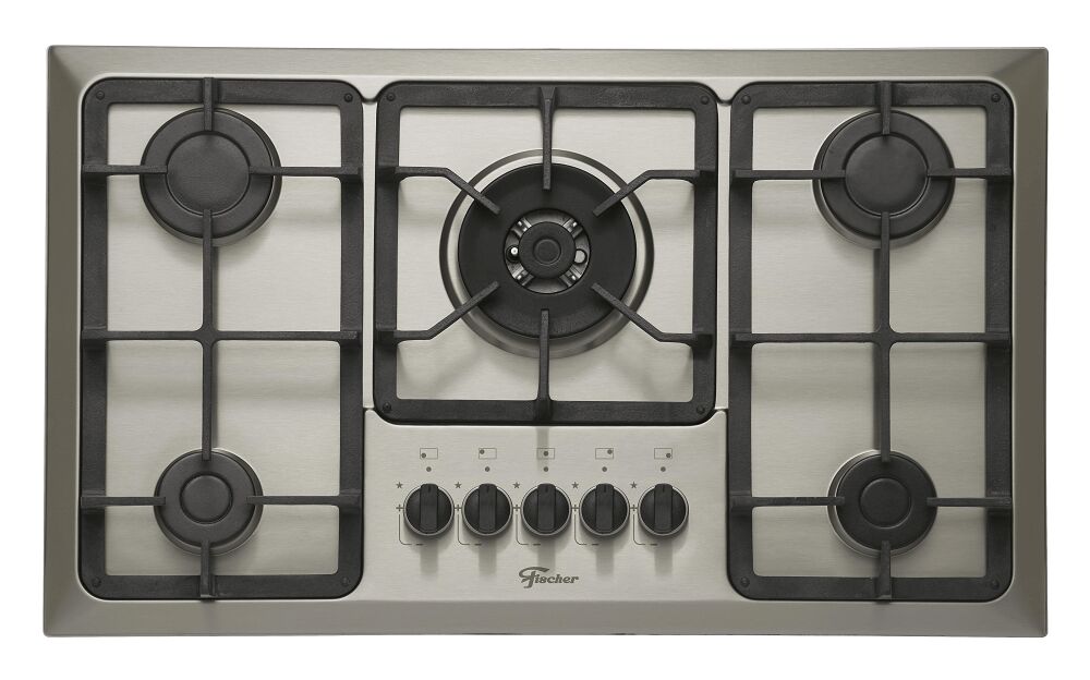 Cooktop a Gás 5Q Infinity 5 Bocas Inox Fischer