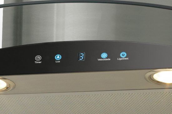 Coifa de Parede Talent Touch Digital 60cm Inox Fischer