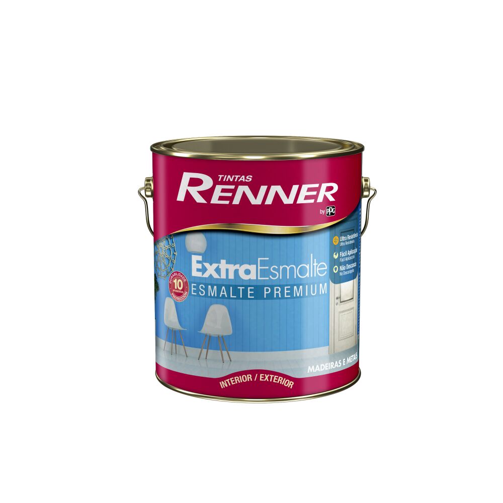 Tinta Esmalte Extra Premium Brilhante 3,6L Transparente Renner