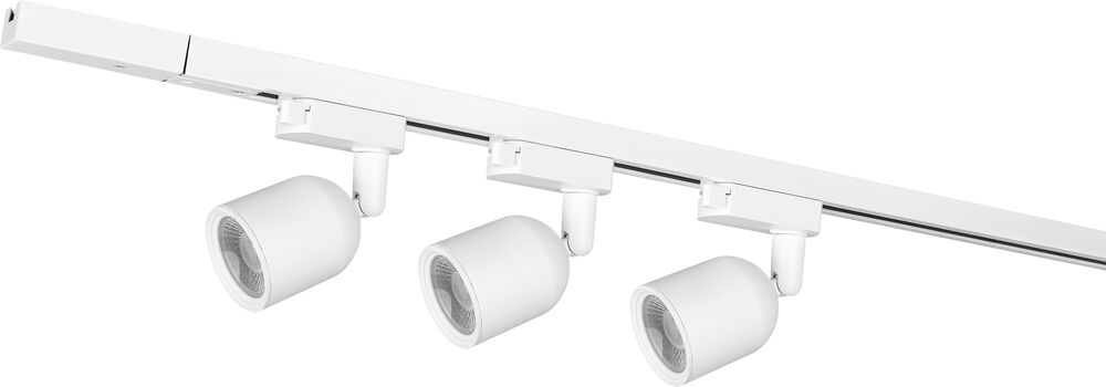 Trilho Elegance 3xGU10 3000K Branco Luz Amarela Avant