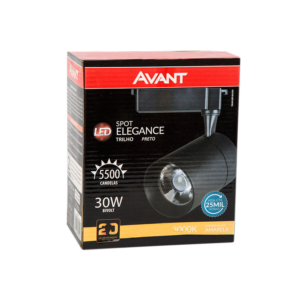 Spot LED 30W Elegance Luz Amarela Avant