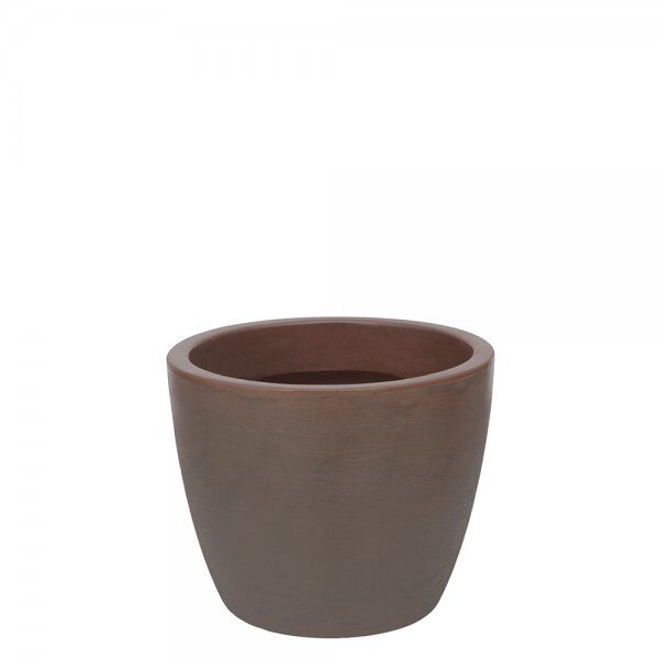 Vaso Malta Redondo Interno e Externo 27x34cm Rusty Vasart