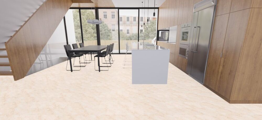 Piso Cerâmico Village Beige Bold Brilhante 50x50 Ilhabella