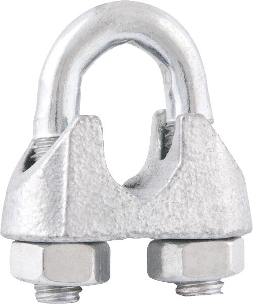 Clips para Cabo de Aço Galvanizado 1/8