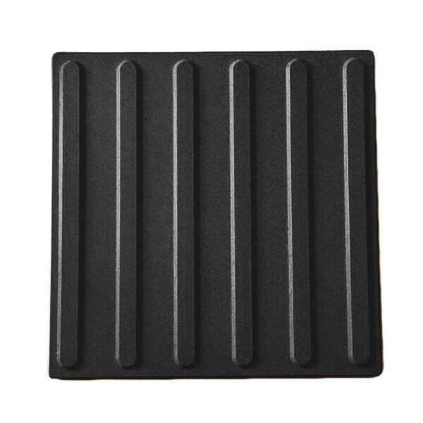 Lajota para Guia Podotatil Preta 5 Peças 45x45 Machado Pré-Moldados