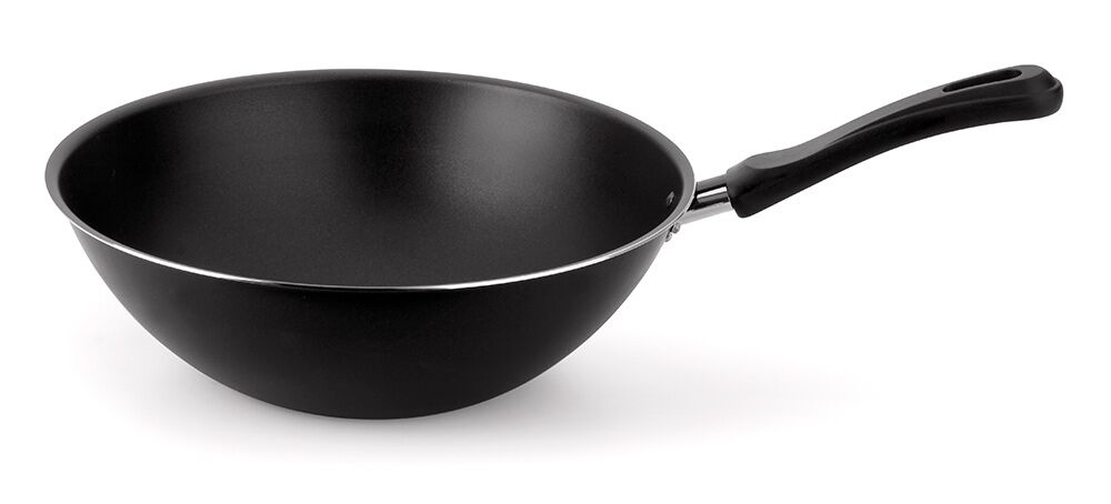 Frigideira Multiflon Wok Antiaderente 28cm Petit Preta