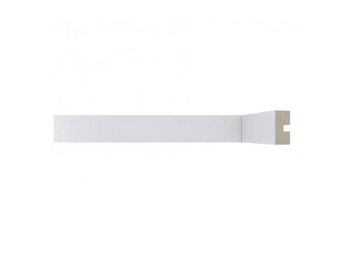 Moldura Rodameio Santa Luzia Moderna 3cmx2,4m Branca