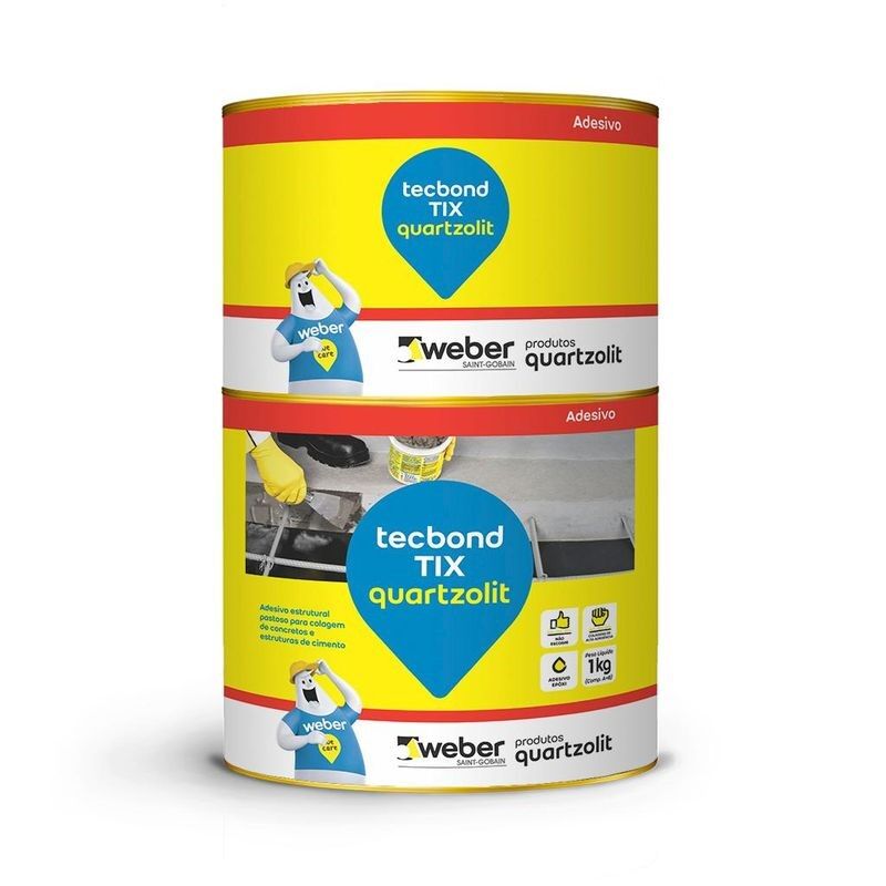 Adesivo Estrutural Tecbond Tix 1Kg  Quartzolit