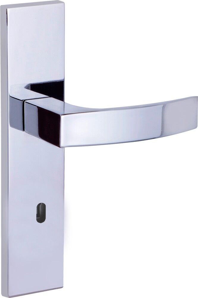 Fechadura Espelho Banheiro 55mm Quadratta Cromado Aliança