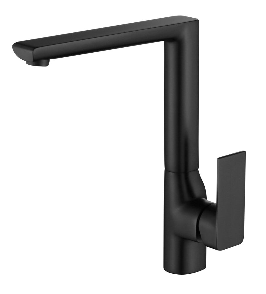 Torneira Misturador Monocomando para Cozinha de Mesa Bica Alta 1/2'' Metal Arion Black Addra
