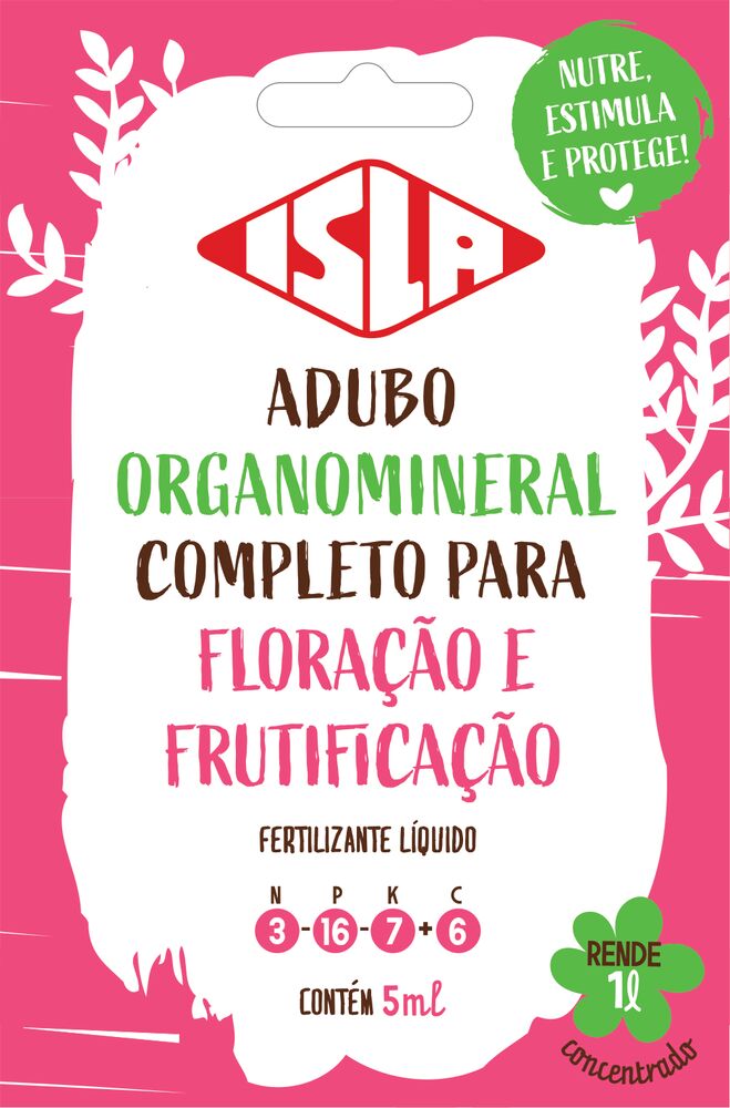 Fertilizante para Plantas Isla Adubo Fertigarden 5ml