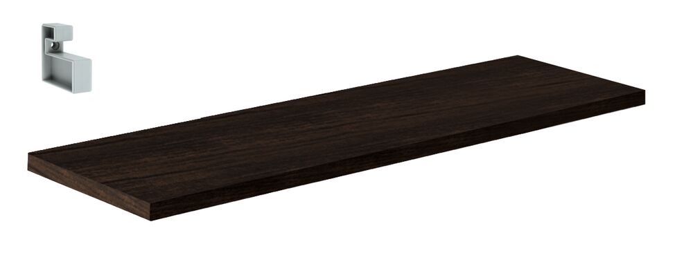 Prateleira Prat-K Lineare Reta com Suporte 20x80cm