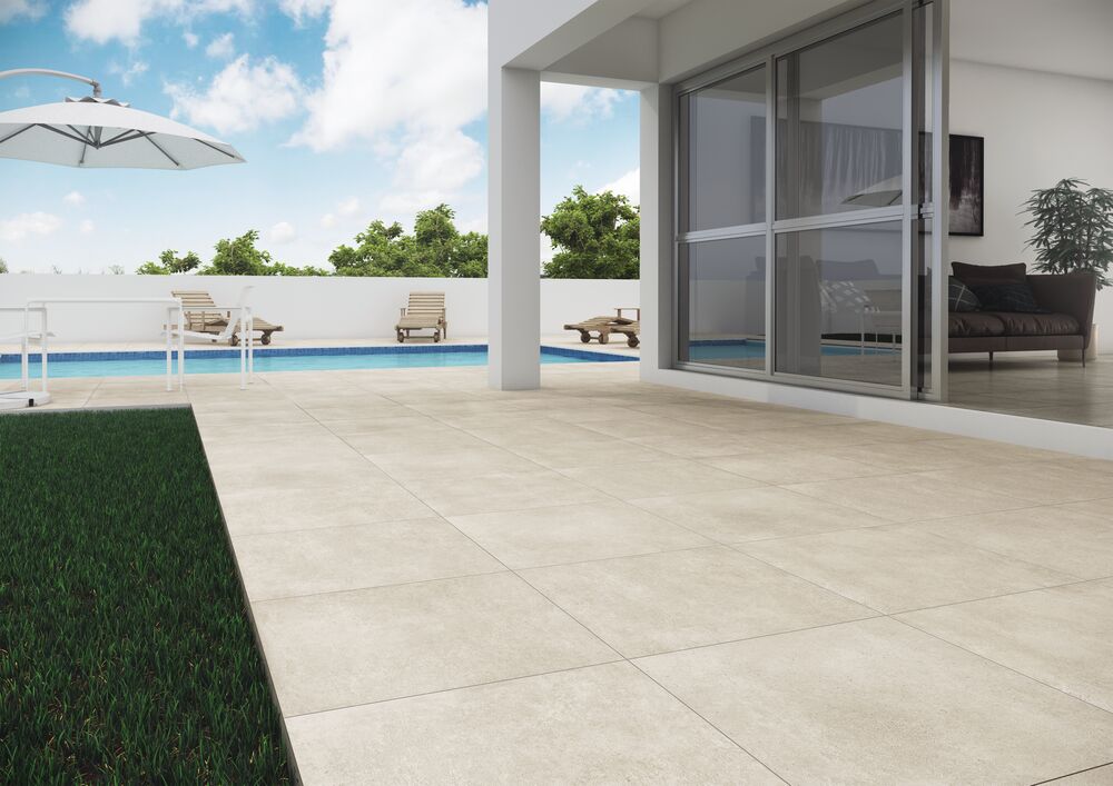 Porcelanato Chicago Soft Gray Retificado Externo 87,7x87,7 Portinari