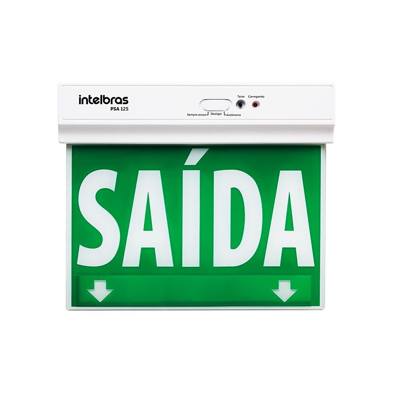 Placa de Sinalização Face Única PSA125 Branca Intelbras