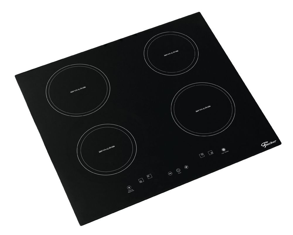 Cooktop Elétrico Indução 4 Bocas Preto Fischer