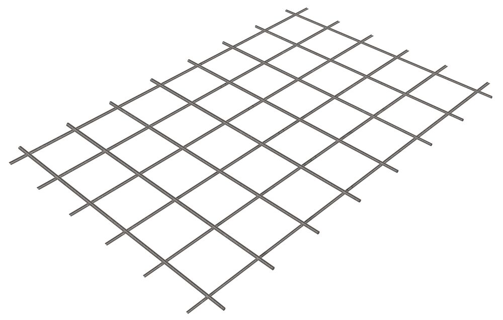 Malha Pop Média 15x15cmx3,4mm Painel de 2x3m CA Aços