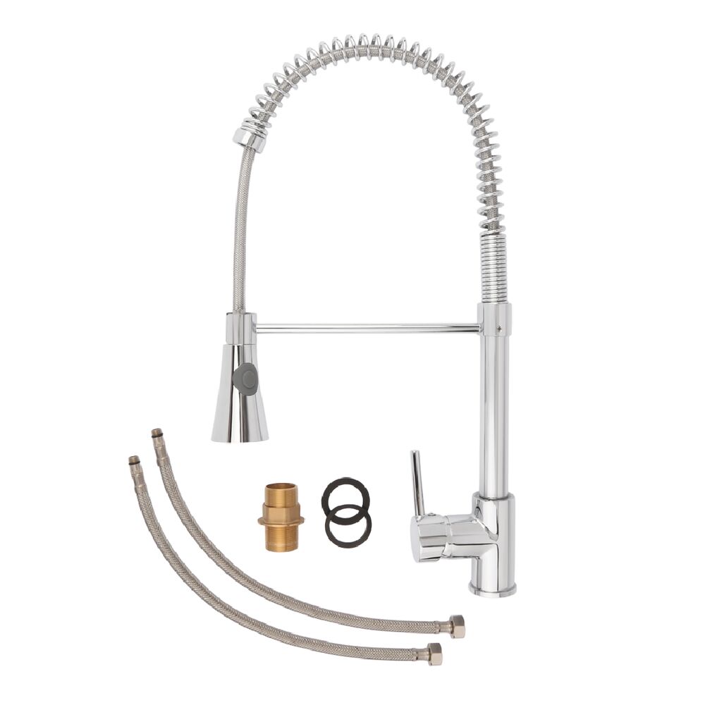 Torneira Misturador Monocomando para Cozinha de Mesa Bica Alta 1/2