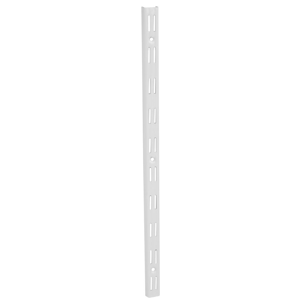 Trilho Duplo para Prateleira 100cm Branco Prat-K