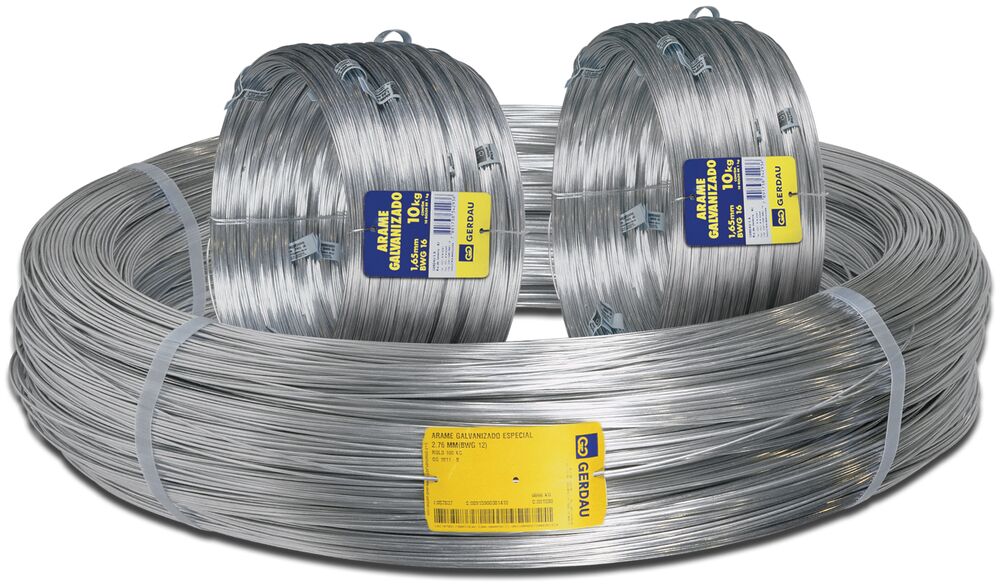 Arame N18 Aço Galvanizado 1kg 98m Gerdau