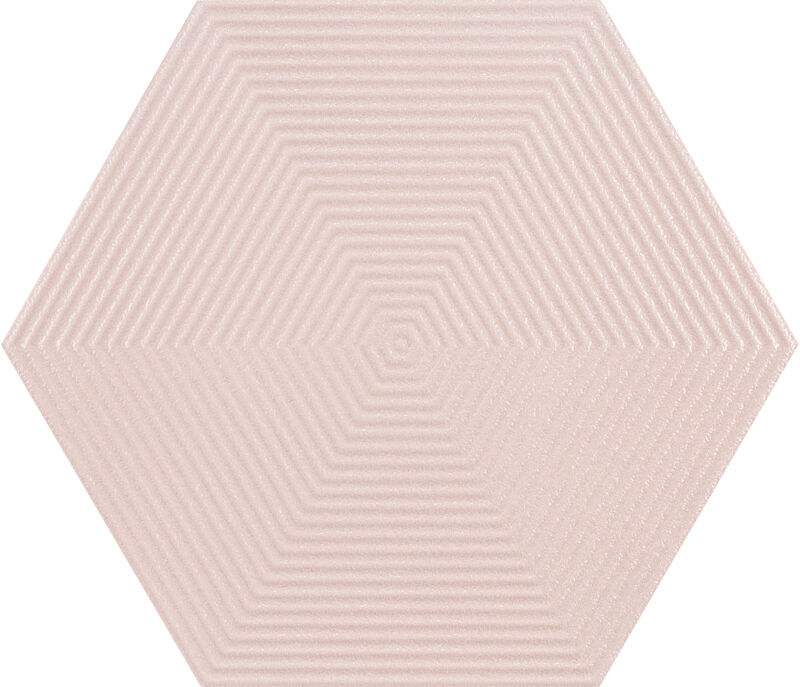 Porcelanato Love Hexa Soft Pink Matte Lux Bold 17,5x17,5 Portinari