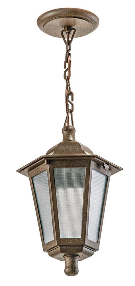 Pendente Dital 1 Lâmpada Grega 18cm E27 Imbuia