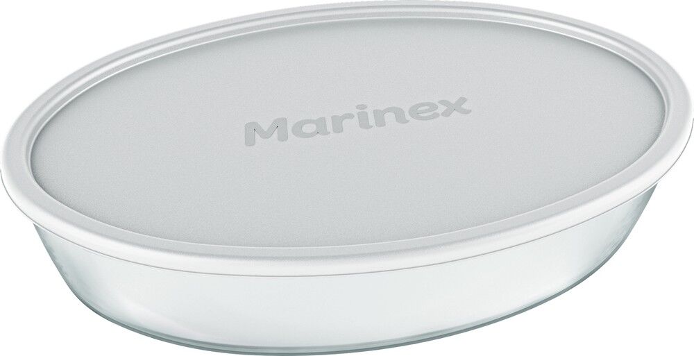 Assadeira Oval Linha Marinex Vidro 1,6L Nadir