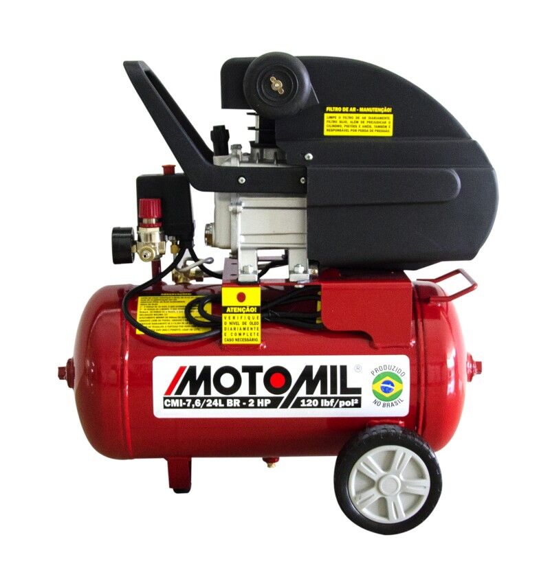 Motocompressor Monofásico CMI 7,6/24L 2HP 220V Motomil