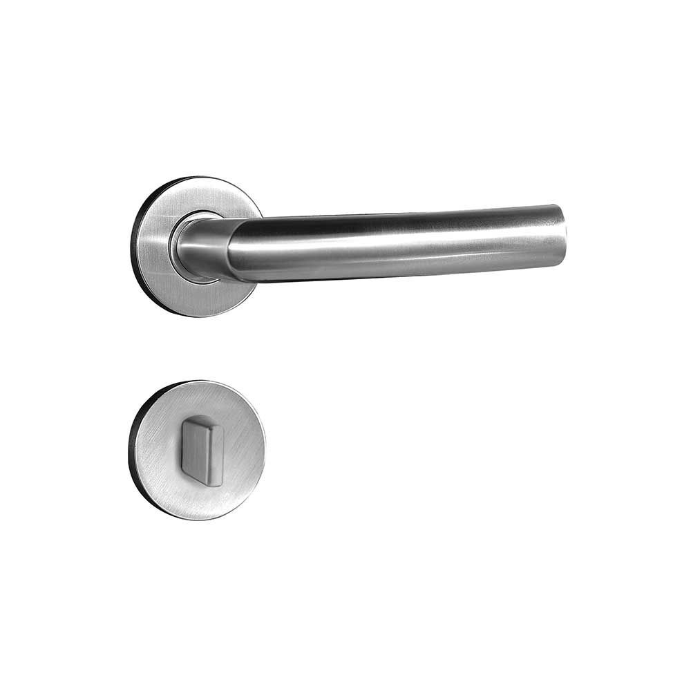 Fechadura Roseta Banheiro 55mm Inox Escovado Luma Pado