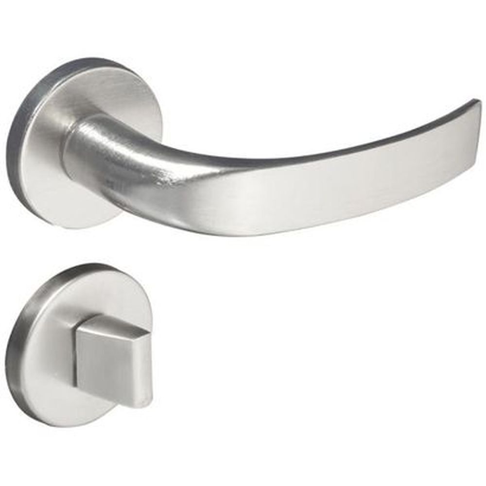 Fechadura Roseta Banheiro 40mm Cromo Acetinado Copa Pado