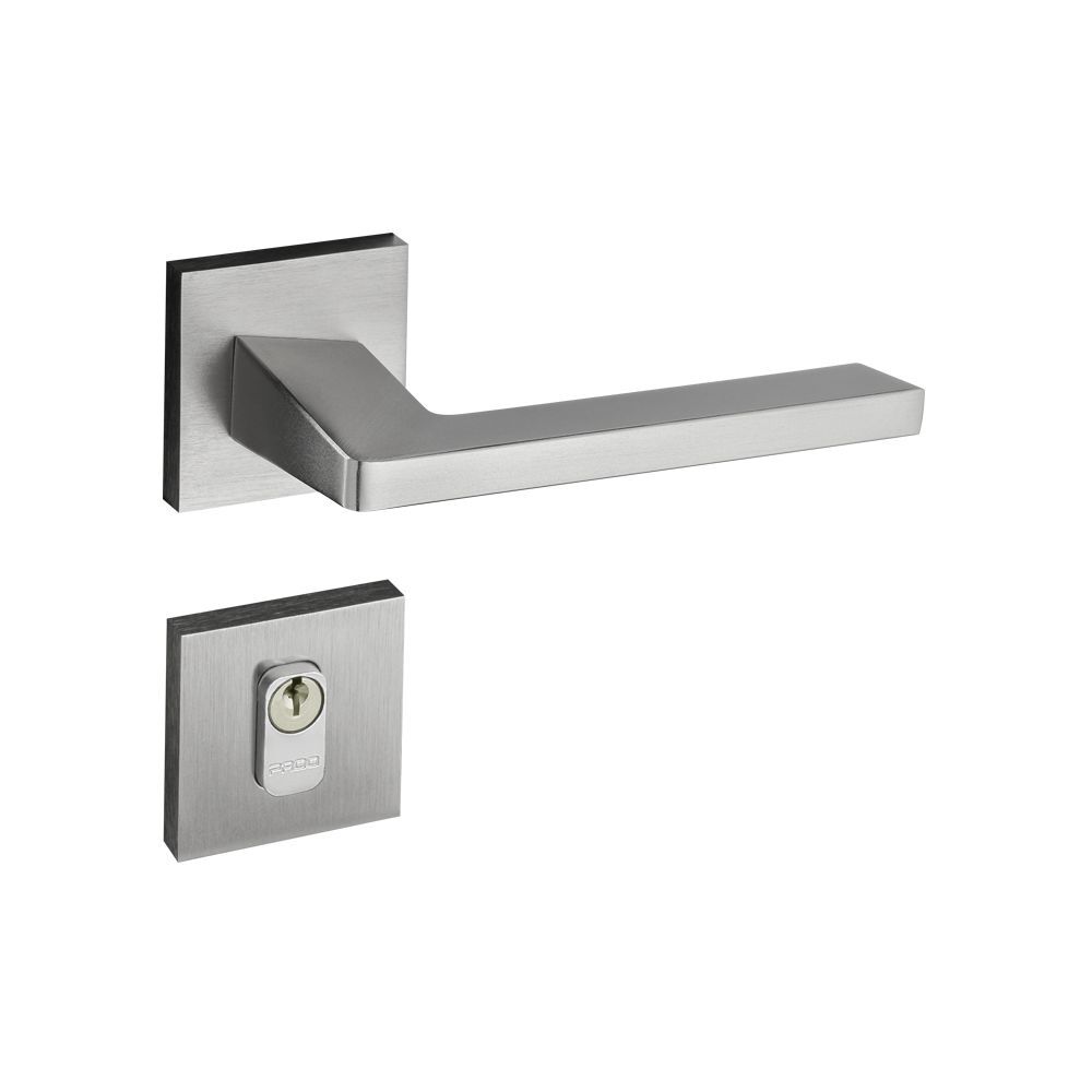 Fechadura Roseta Externa 55mm Cromo Acetinado Karli Pado