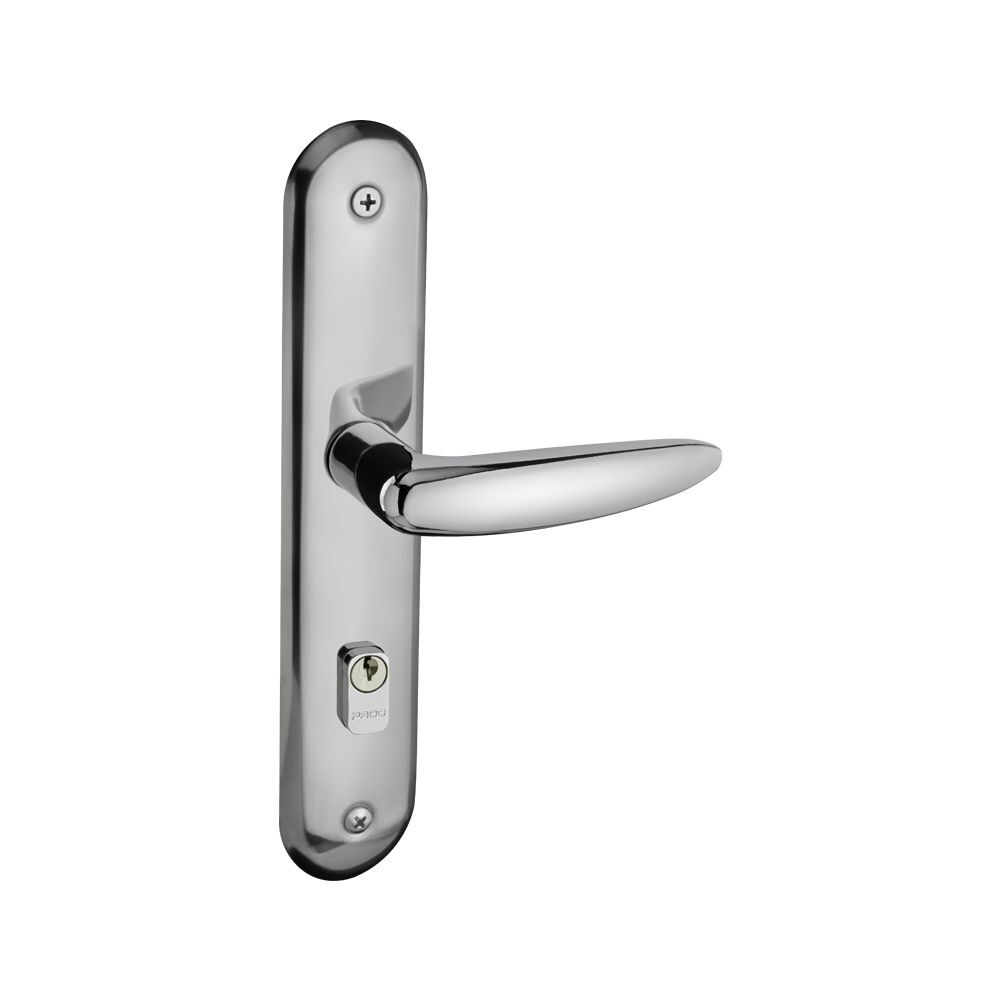 Fechadura Roseta Externa 40mm Cromado Erich Pado